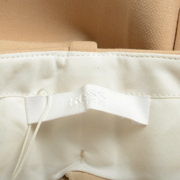 Hugo Boss Women's "Tabamba" Blush Pink Cropped Leg Pants - Picture 4 of 5